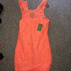 BRAND NEW CORAL LILLY PULITZER MINI DRESS